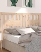 vidaXL Табла за спалня 166x4x100 см бор масив