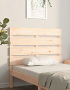 vidaXL Табла за спалня 90x3x80 см бор масив