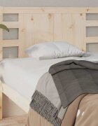 vidaXL Табла за спалня 96x4x100 см бор масив