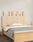 vidaXL Табла за стена 108x3x80 см борово дърво масив