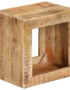vidaXL Табуретка 40x30x40 см масивно дърво манго