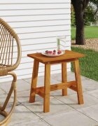 vidaXL Табуретка 45x29x45 см правоъгълна масивна акация