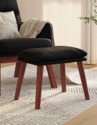 vidaXL Табуретка черна 45x295x35 см изкуствена кожа