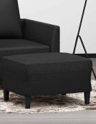 vidaXL Табуретка черна 60x50x41 см изкуствена кожа