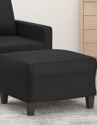 vidaXL Табуретка черна 60x50x41 см изкуствена кожа