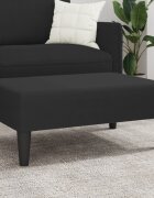 vidaXL Табуретка черна 77x55x31 см кадифе