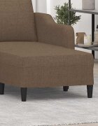 vidaXL Табуретка кафяв 70x55x41 см плат