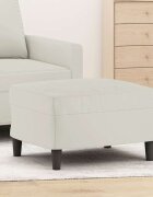 vidaXL Табуретка кремав 60x50x41 см кадифе