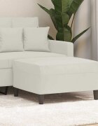 vidaXL Табуретка кремава 70x55x41 см кадифе