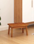 vidaXL Табуретка стъпало 38x26x22 см масивна акация