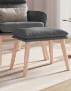 vidaXL Табуретка светлосива 45x295x35 см текстил