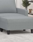 vidaXL Табуретка светлосива 70x55x41 см Плат