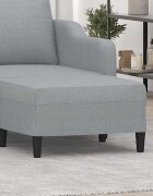 vidaXL Табуретка светлосива 70x55x41 см Плат