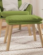 vidaXL Табуретка светлозелена 45x295x35 см кадифе