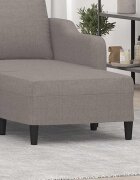 vidaXL Табуретка таупе 70x55x41 см плат