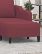 vidaXL Табуретка виненочервена 70x55x41 см плат