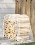 vidaXL Тарапо 140 gsm Прозрачен 2 x 15 м ПЕ