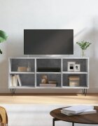 vidaXL ТB шкаф бетонно сив 1035x30x50 см инженерно дърво