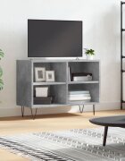 vidaXL ТB шкаф бетонно сив 695x30x50 см инженерно дърво