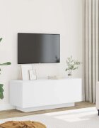 vidaXL ТB шкаф бял 100x35x40 см инженерно дърво