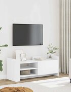 vidaXL ТB шкаф бял 100x35x40 см инженерно дърво