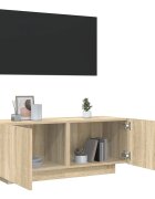 vidaXL ТB шкаф дъб сонома 100x35x40 см инженерно дърво