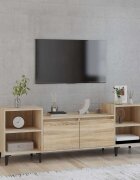 vidaXL ТB шкаф дъб сонома 160x35x55 см инженерно дърво