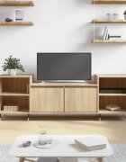 vidaXL ТB шкаф дъб сонома 160x35x55 см инженерно дърво