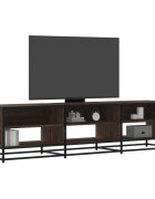 vidaXL ТB шкаф кафяв дъб 180x40x46 см инженерно дърво