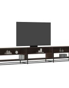 vidaXL ТB шкаф кафяв дъб 270x40x46 см инженерно дърво