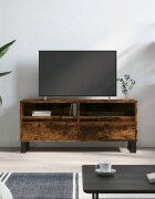 vidaXL ТB шкаф опушен дъб 100x345x445 см инженерно дърво