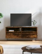 vidaXL ТB шкаф опушен дъб 100x345x445 см инженерно дърво