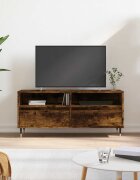 vidaXL ТB шкаф опушен дъб 100x345x445 см инженерно дърво