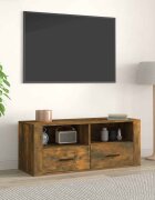 vidaXL ТB шкаф опушен дъб 100x35x40 см инженерно дърво