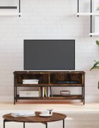 vidaXL ТB шкаф опушен дъб 100x35x45 см инженерно дърво