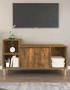 vidaXL ТB шкаф опушен дъб 100x35x55 см инженерно дърво
