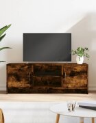 vidaXL ТB шкаф опушен дъб 102x30x375 см инженерно дърво