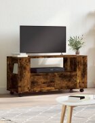 vidaXL ТB шкаф опушен дъб 102x345x43 см инженерно дърво