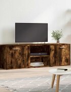 vidaXL ТB шкаф опушен дъб 120x34x37 см инженерно дърво