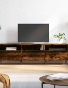 vidaXL ТB шкаф опушен дъб 150x30x445 см инженерно дърво
