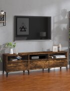 vidaXL ТB шкаф опушен дъб 150x30x445 см инженерно дърво
