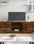 vidaXL ТB шкаф опушен дъб 150x30x50 см инженерно дърво
