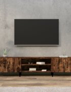 vidaXL ТB шкаф опушен дъб 180x315x40 см инженерно дърво