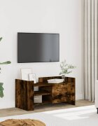 vidaXL ТB шкаф опушен дъб 80x35x40 см инженерно дърво