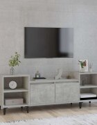 vidaXL ТB шкаф сив 160x35x55 см инженерно дърво
