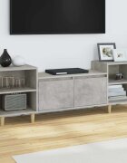 vidaXL ТB шкаф сив 160x35x55 см инженерно дърво