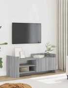 vidaXL ТB шкаф сив сонома 100x35x40 см инженерно дърво