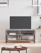 vidaXL ТB шкаф сив сонома 100x35x45 см инженерно дърво