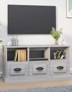 vidaXL ТB шкаф сив сонома 100x35x50 см инженерно дърво