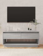 vidaXL ТB шкаф сив сонома 102x41x44 см инженерно дърво